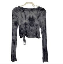 Load image into Gallery viewer, Black Tie Dye Top
