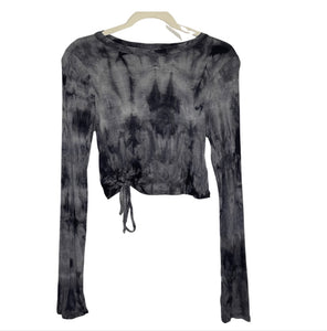 Black Tie Dye Top